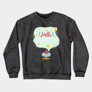 hello summer Crewneck Sweatshirt